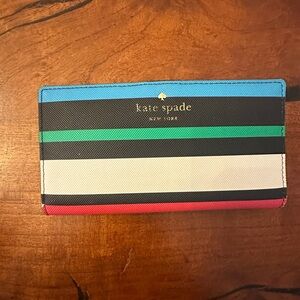 Kate Spade Multicolor Striped Wallet